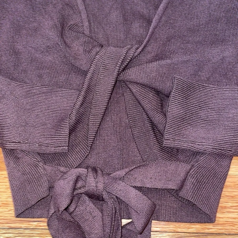 Meshki brown twist front long sleeve - Image 3