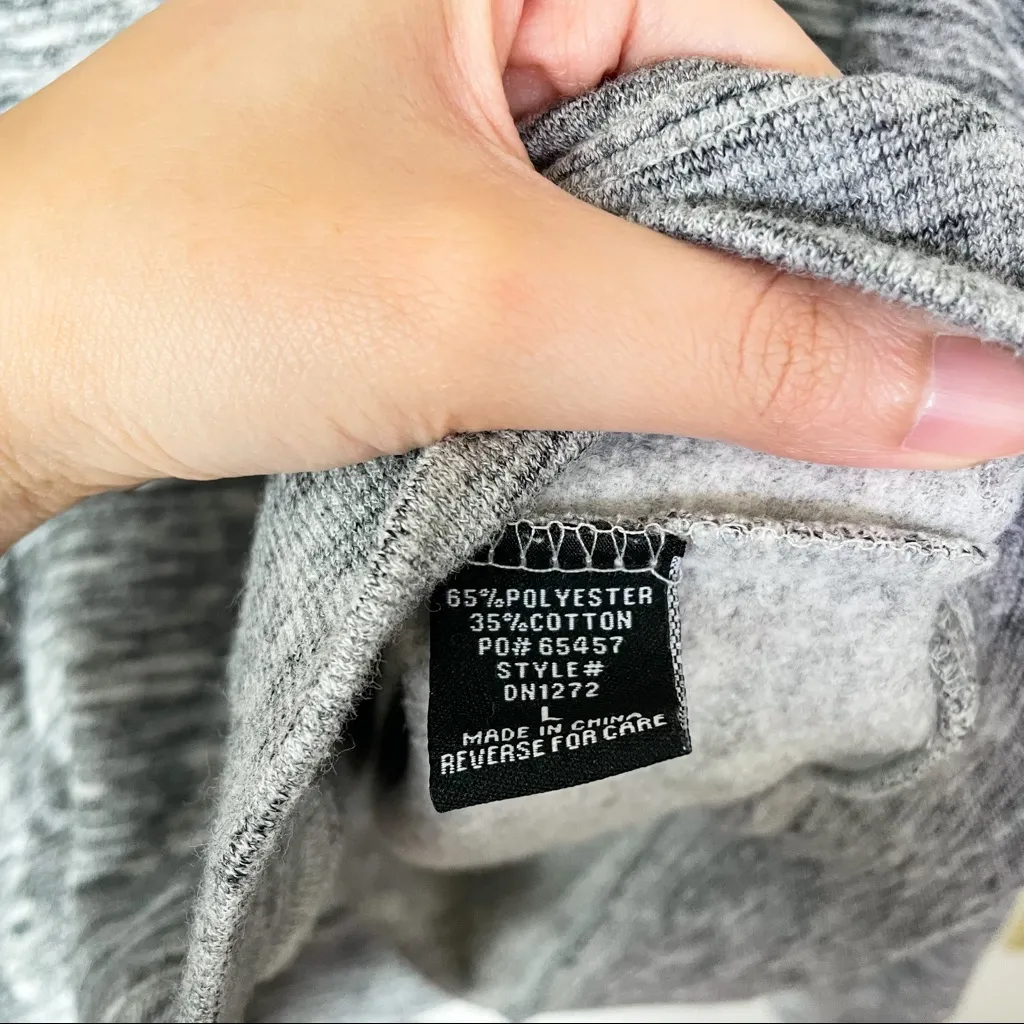 -`♡´- Free! Timing Heather Hoodie Size L - Image 11