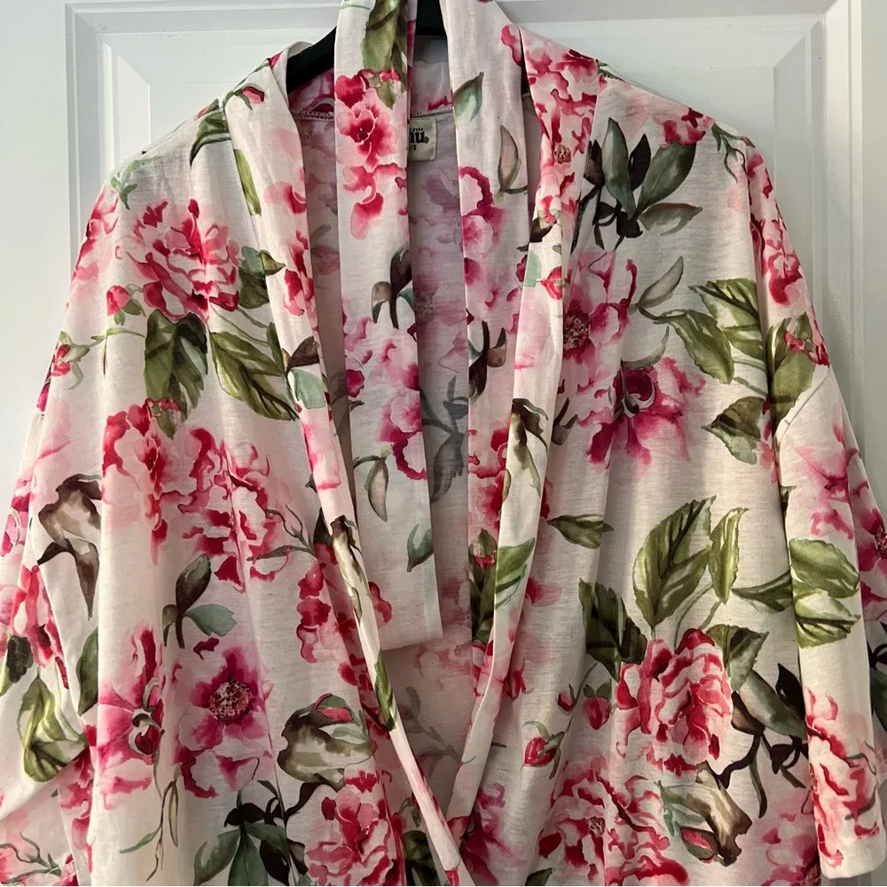Show Me Your Mumu Floral Robe with Sash One Size - Image 7