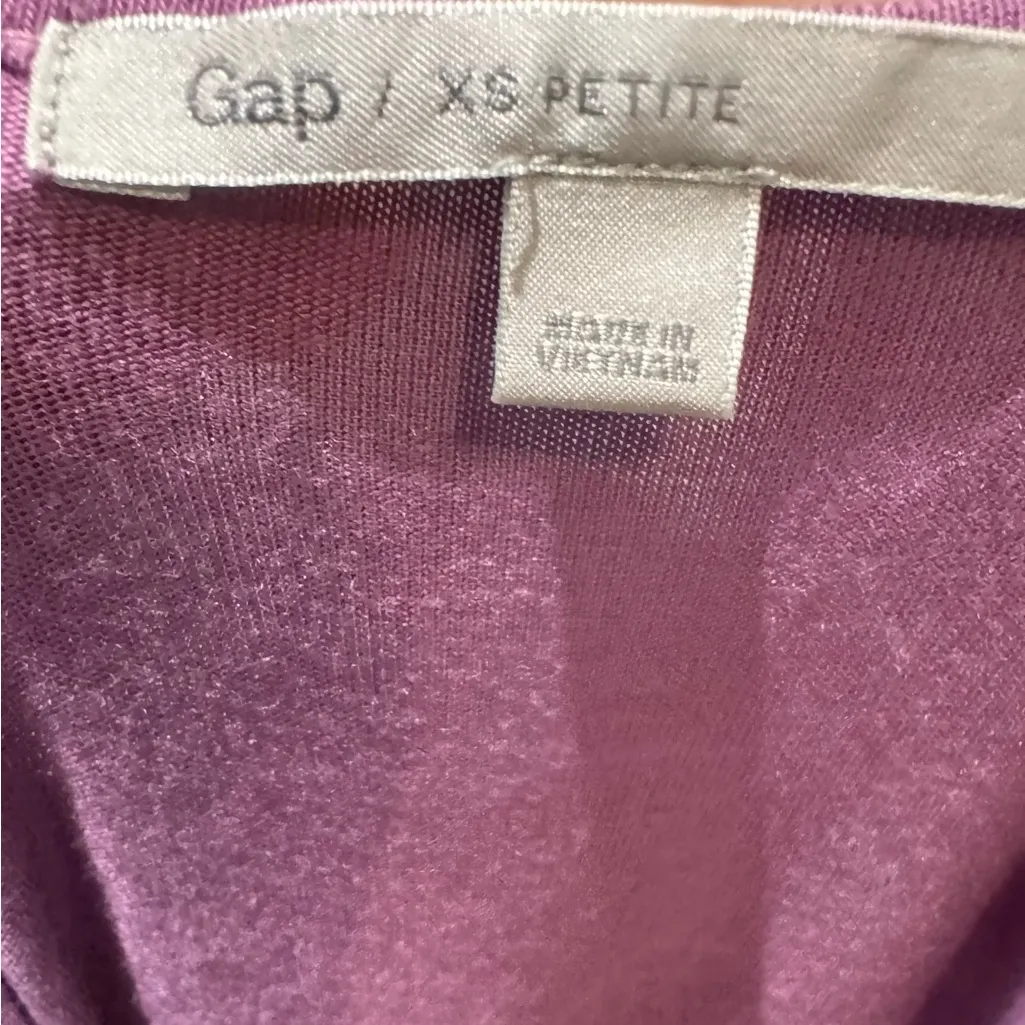 Gap plum mauve color block maxi dress size XS petite - Image 5