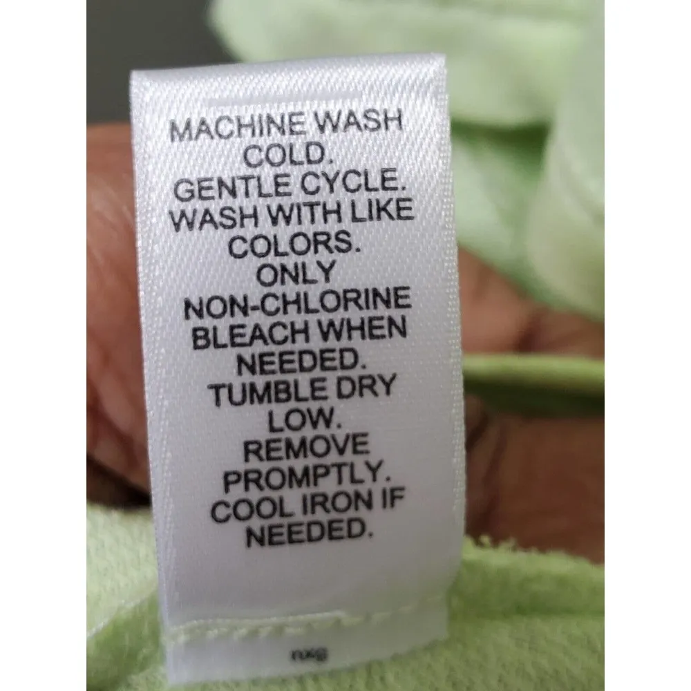 Live Well Womens Green Solid Cotton Round Neck 3/4 Sleeve Top Blouse Size 26/28W - Image 13