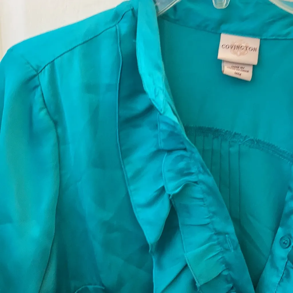 Covington FINAL MARKDOWN Ladies  blouse medium - Image 3