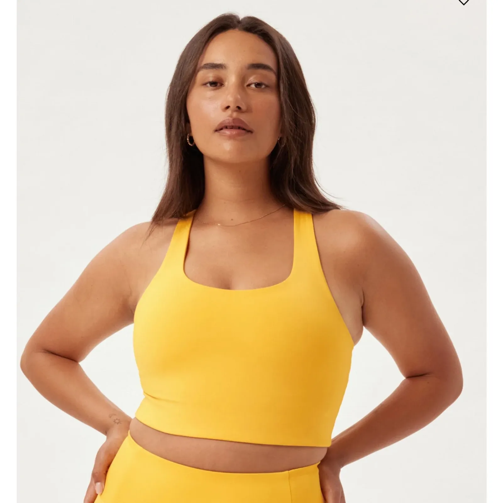 Girlfriend Collective Paloma Compression Bra in Navy Blue Size XL - Image 9