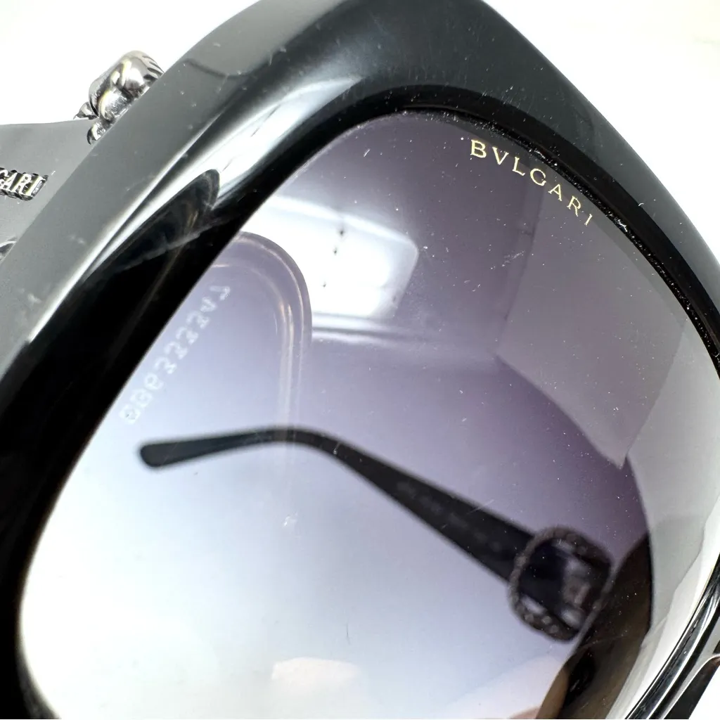 BVLGARI sunglasses, made in Italy Black - Image 11