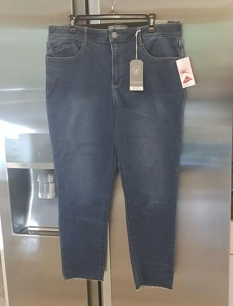 💕WIT & WISDOM💕 'Ab'Solution Ankle Skinny Jeans ~ Mid Blue Vintage 16 NWT - Image 9