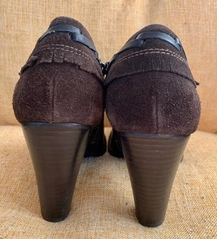 B Makowsky Heeled Loafer Shoe 8.5 - Image 6