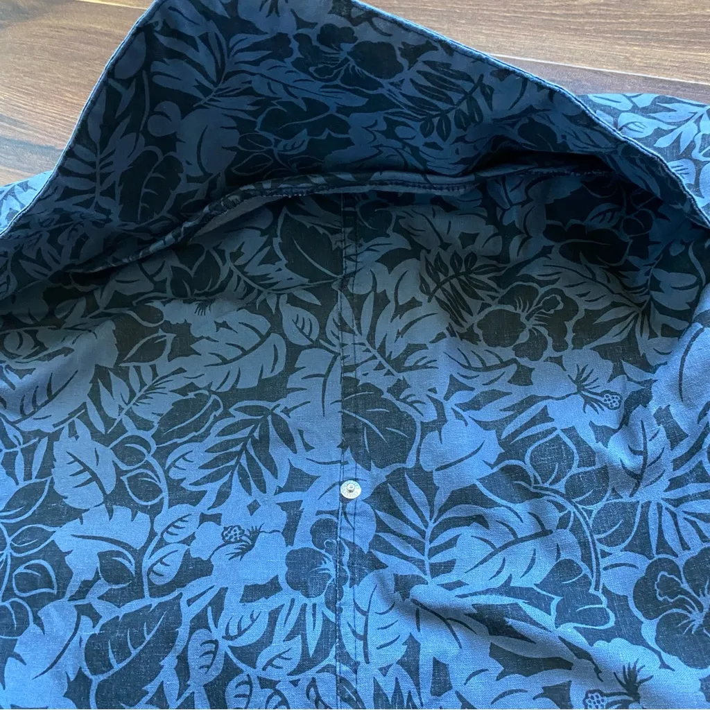 Rockmount Ranch Wear Floral Print Western Shirt Pearl Snap Black - Image 8