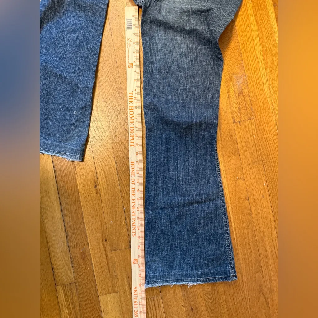 Diesel VTG Distressed 2002 Stripp no waistband low rise jeans 26x32 Italy Y2K - Image 12