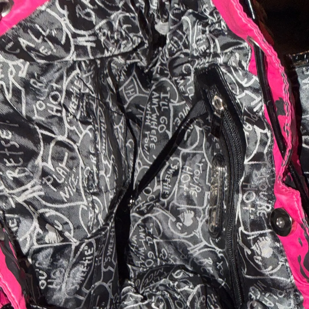 Betsey Johnson Floral Puffy Cargo Backpack - Image 6