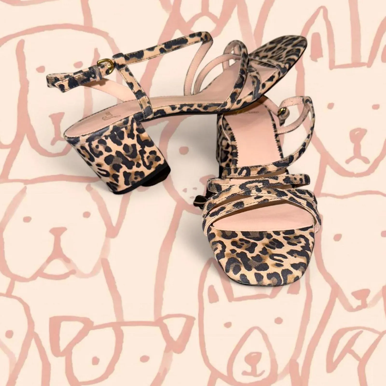 J.Crew  Leopard print block heel sandals #leopardprint - Image 2