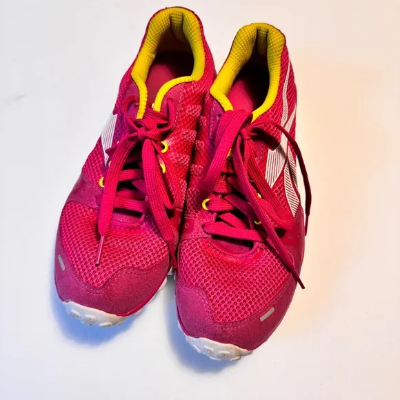 Reebok Women's Sporty Pink & Citron Athletic Workout Running Sneakers Sz 8 - Image 2