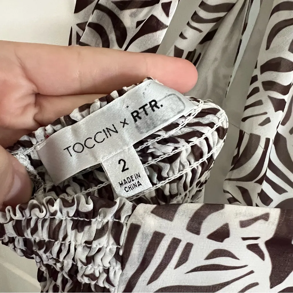 TOCCIN Halter Sarong Dress Size 2 Brown - Image 10