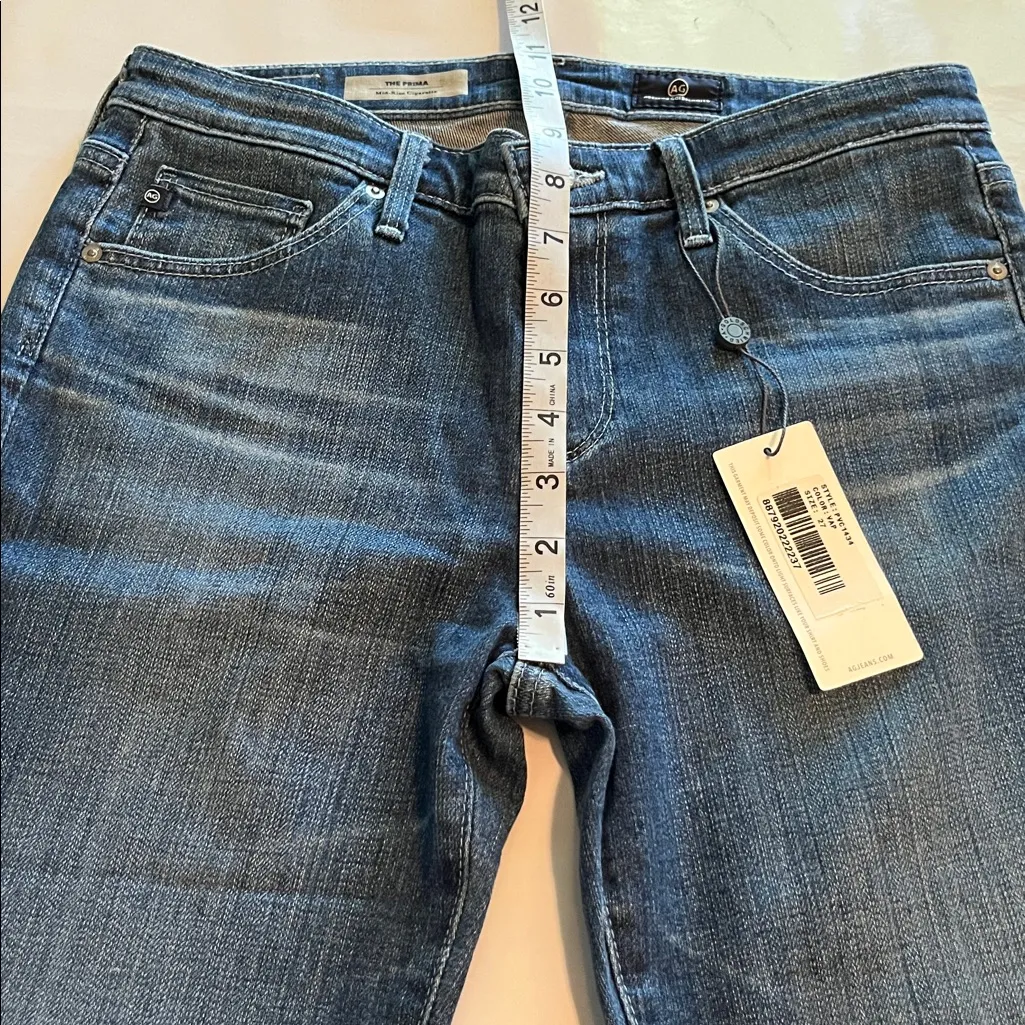 Ag Adriano Goldchmied The Prima Mid Rise Cigarette NWT Size 27 - Image 6