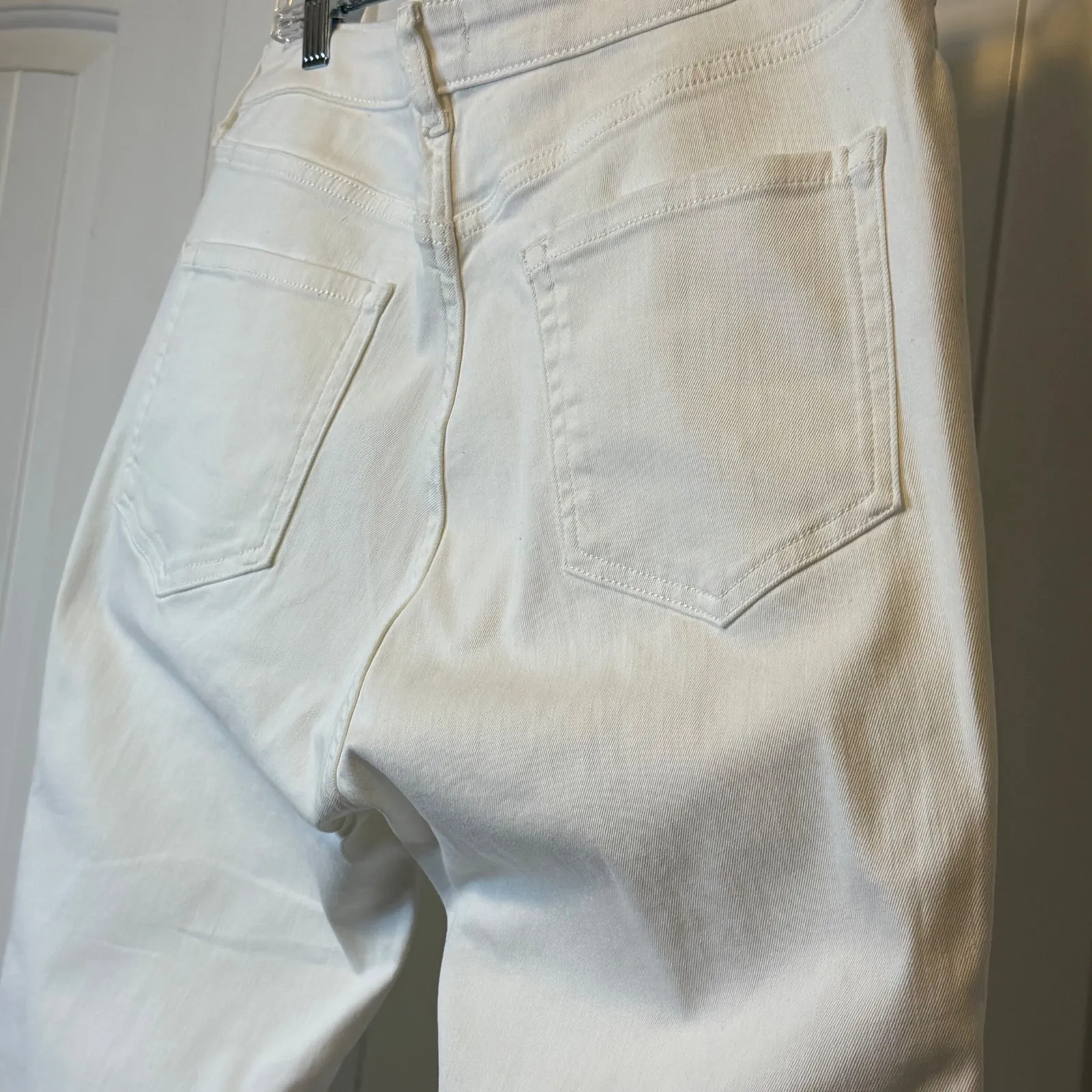 Amazon Essentials White Denim Skinny Jeans‎ Womens Size 16 Short NWT # - Image 4