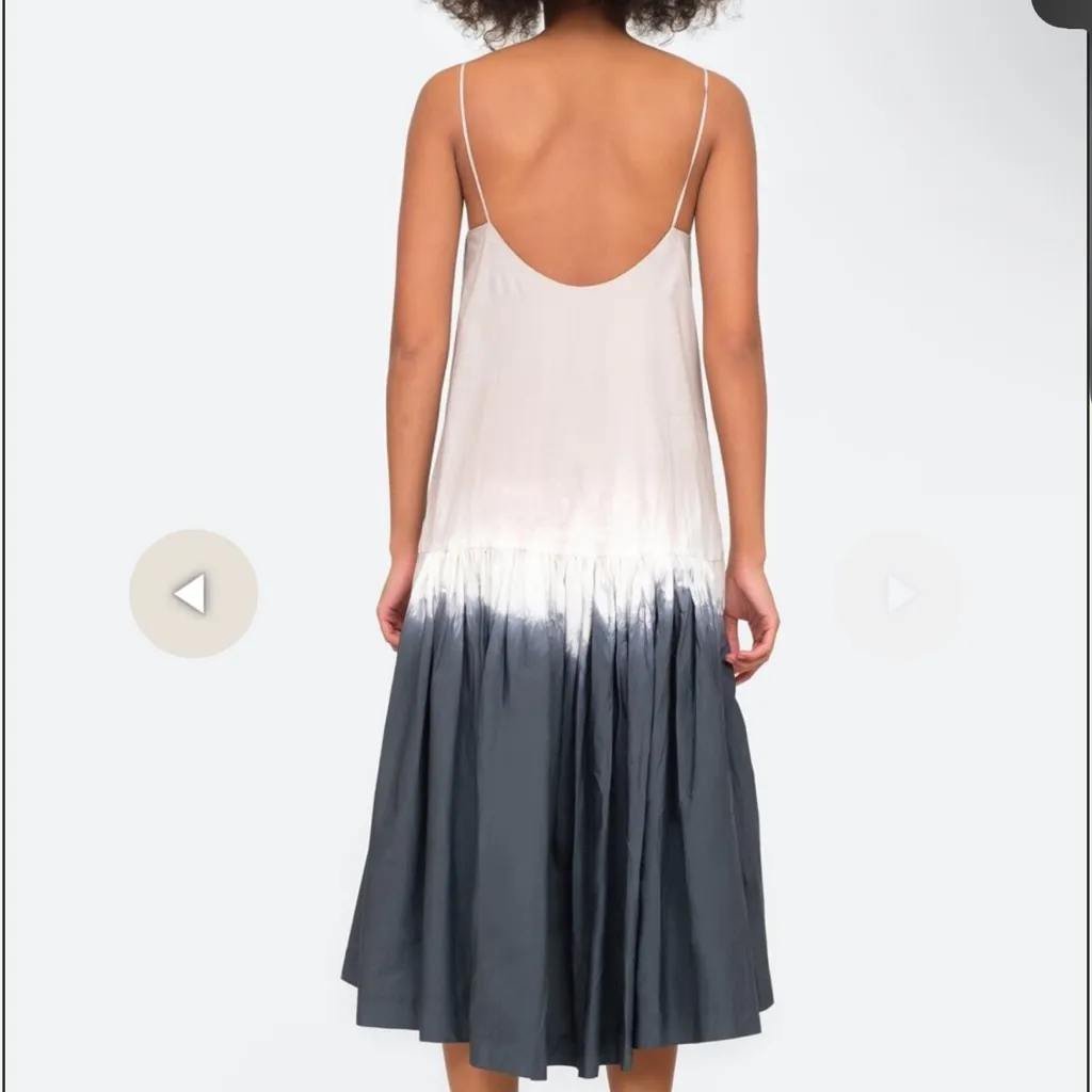 Sea New York Zelda Tie Dye ombré Dress White Size 2 - Image 3