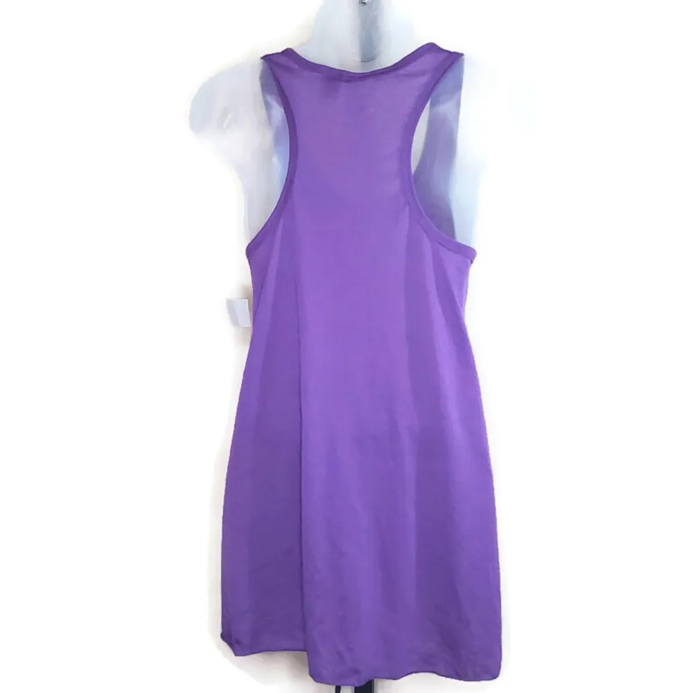 Live to be Spoiled Purple Sleeveless Floral Tunic - Image 6