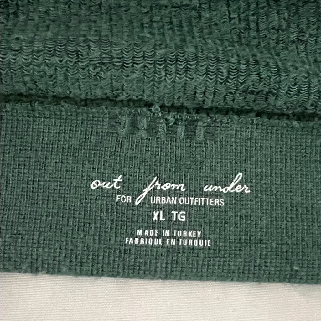 Out From Under Urban Outfitters Markie Green Strappy Ribbed Bra Top Size XL - Image 6