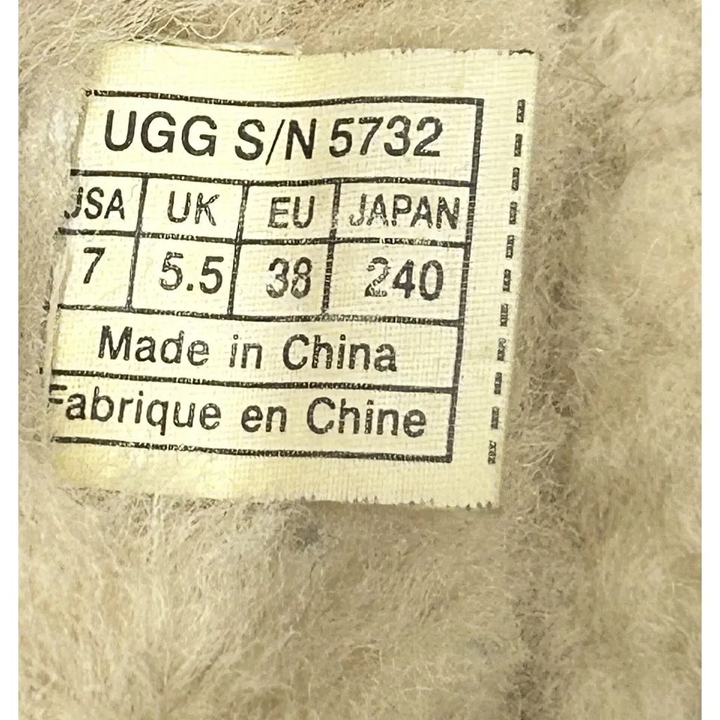 UGG Ansley Moccasins Women’s Size 7 Chestnut Brown Slipper Sheepskin Lined EUC - Image 7