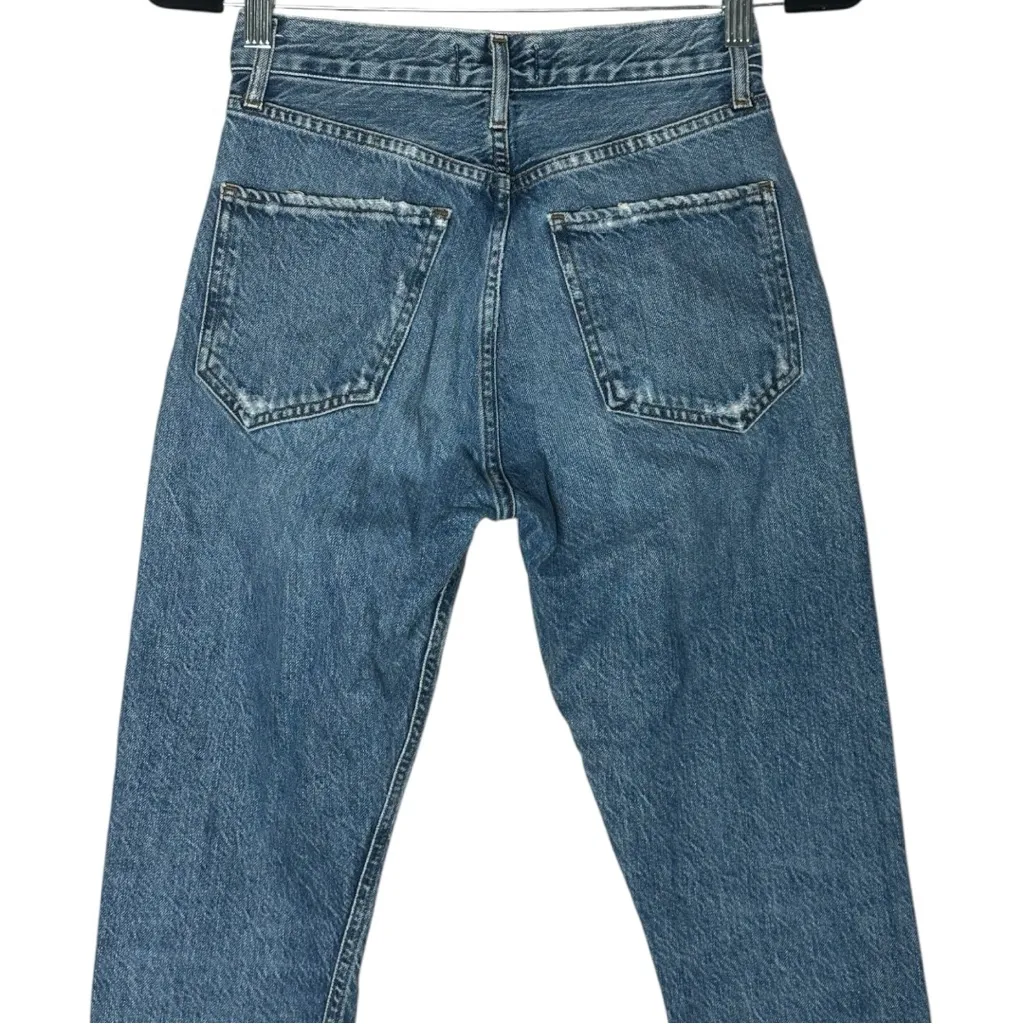 Agolde Jamie High Rise Classic Jeans in Blithe Size 23 - Image 8