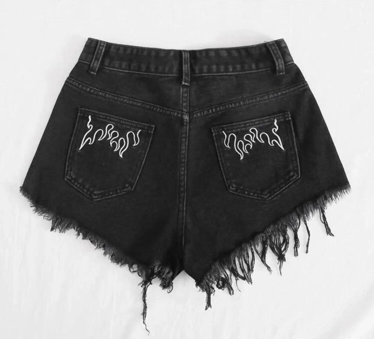 Jean Shorts Black - Image 3