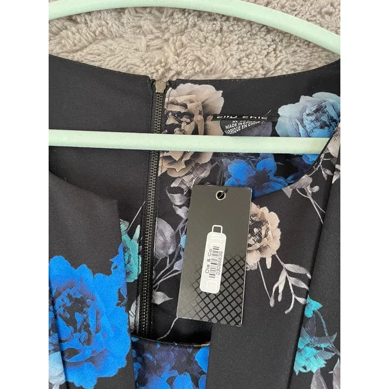 NWT City Chic Women's Floral Bouquet Dress Belt‎ Size XL - Image 7