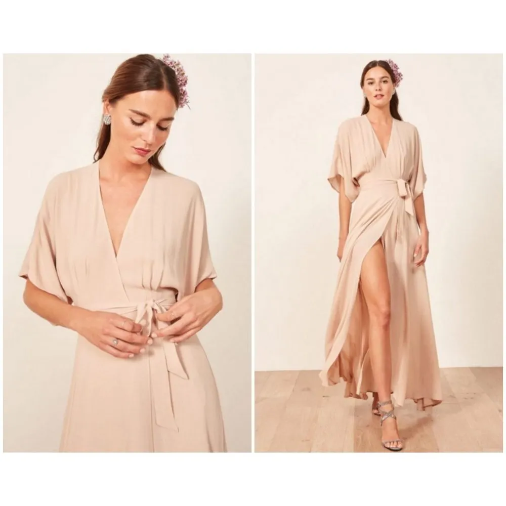 💕REFORMATION💕 Winslow Dress ~ Champagne XS NWOT - Image 2