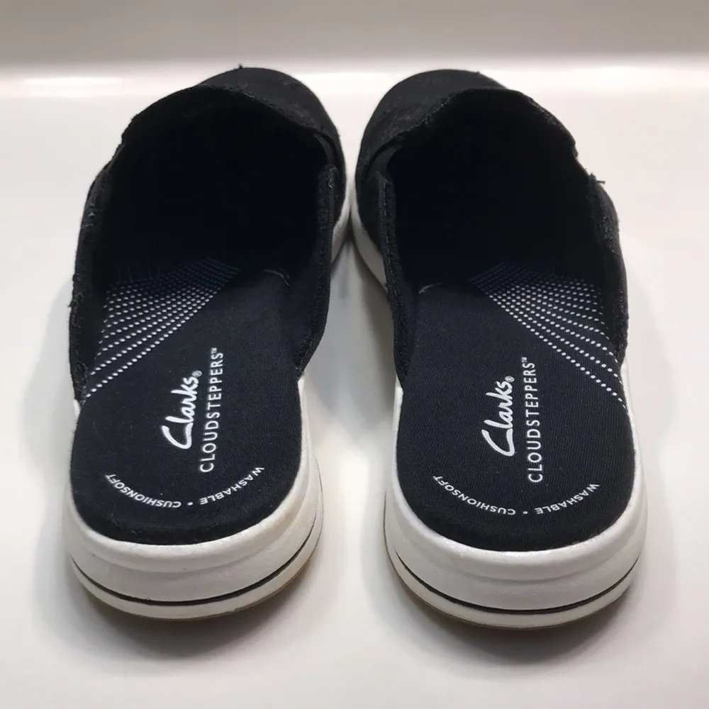 Clarks Women’s Cloudsteppers Breeze Shore Floral Embroidered Slip-On Sneakers - Image 7