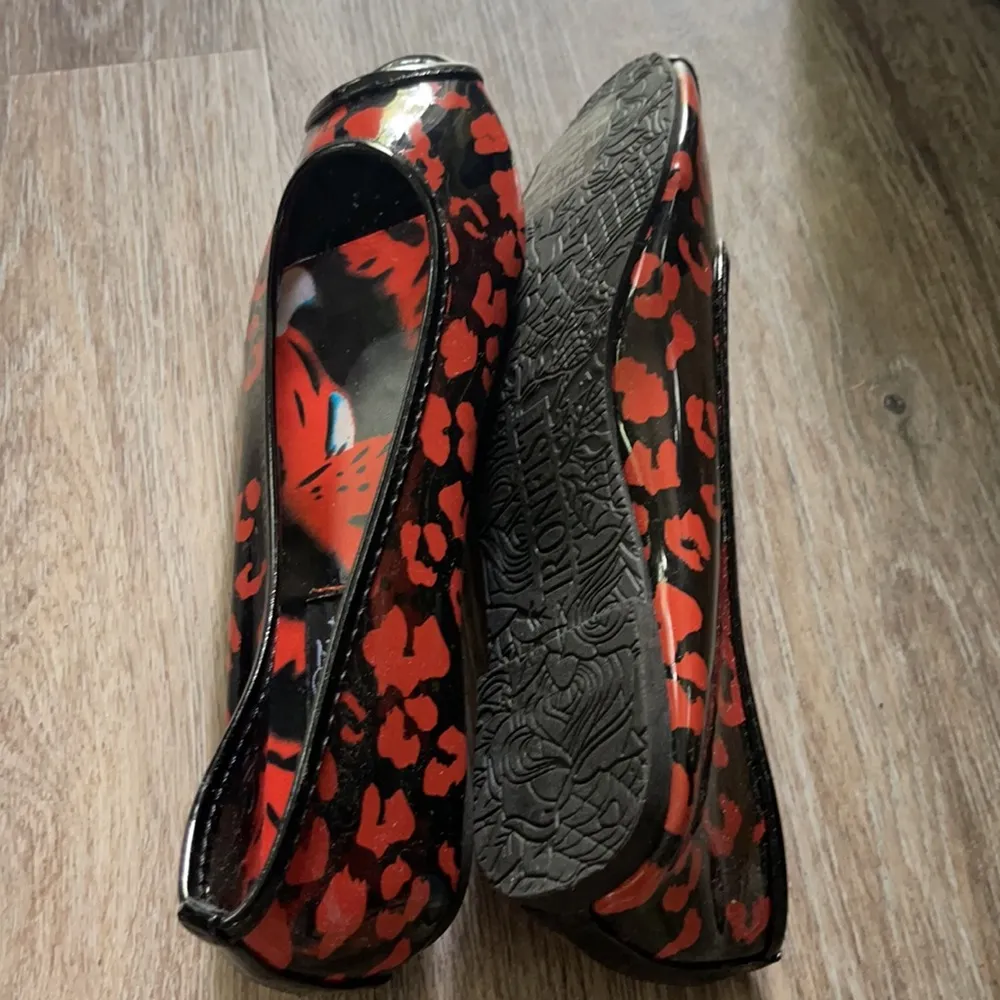 Iron Fist Girls Raw Power Peep Tow Flats Size 5 - Image 10