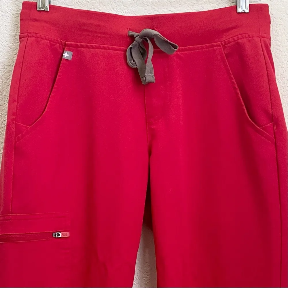 FIGS W18SW2005P Zamora Joggers Pop Red PO#1784 Scrub Pants Size XS/P - Image 8