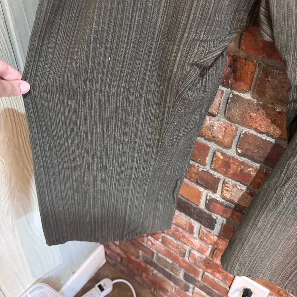 Earthbound Trading womens wide leg pull on tie waist pants brown OS - Image 4