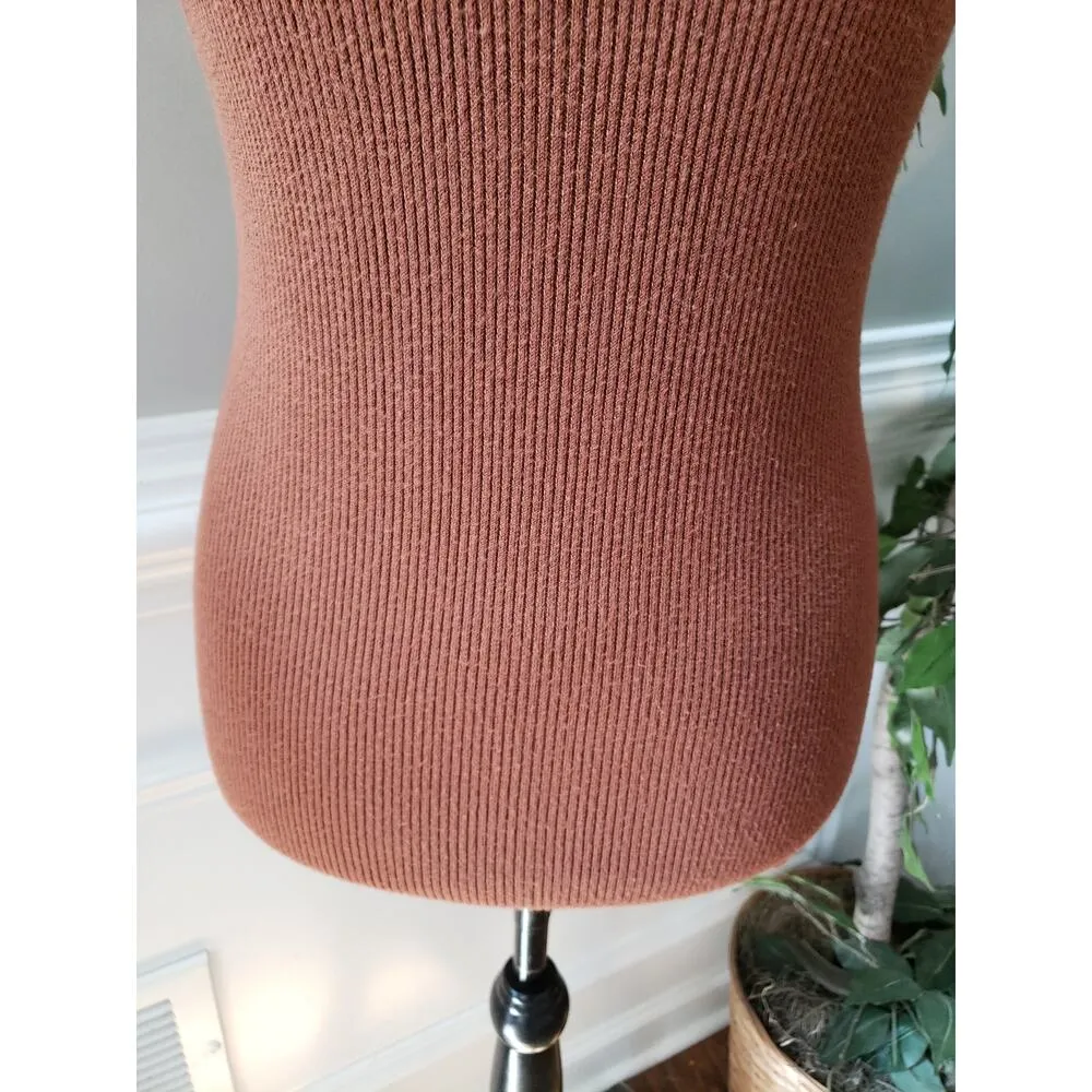 White House Black Market Sweater Women Medium Sleeveless Turtle Neck Pullover - Image 4