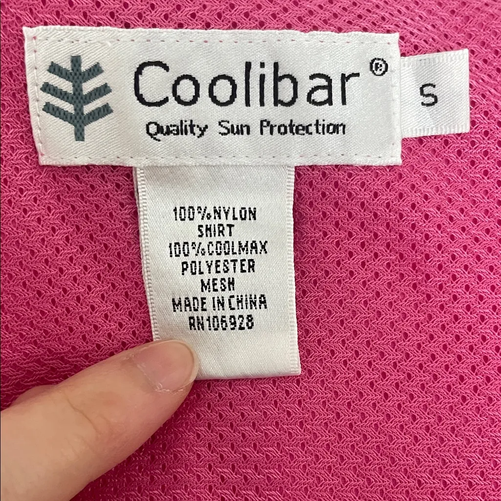 Coolibar Pink Windbreaker Size Small - Image 7