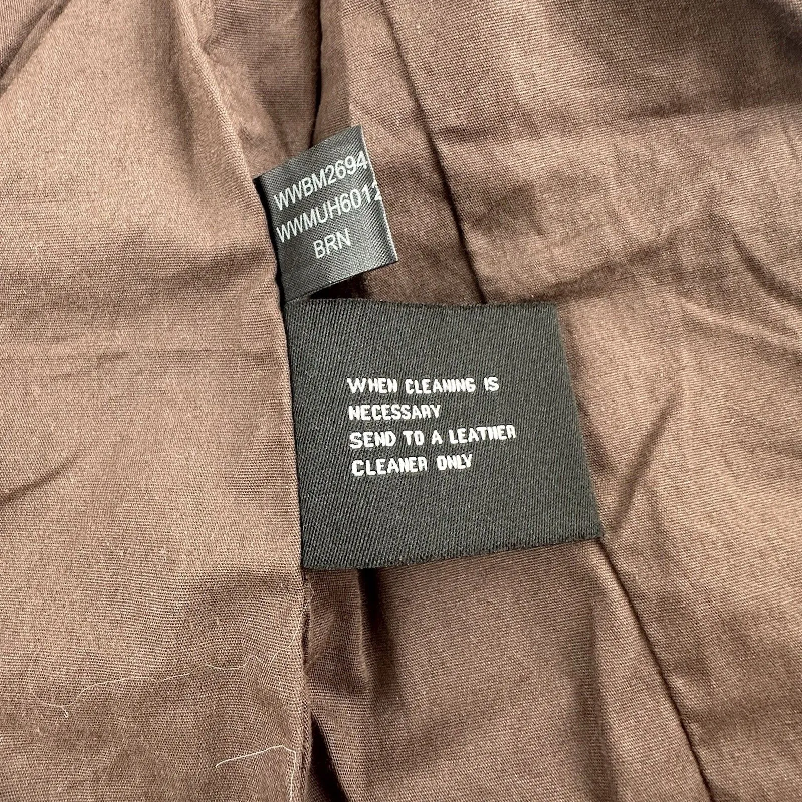 Brown Leather Moto Racing Biker Jacket Womens Small Full Zip Quilted Butter Soft - Image 13