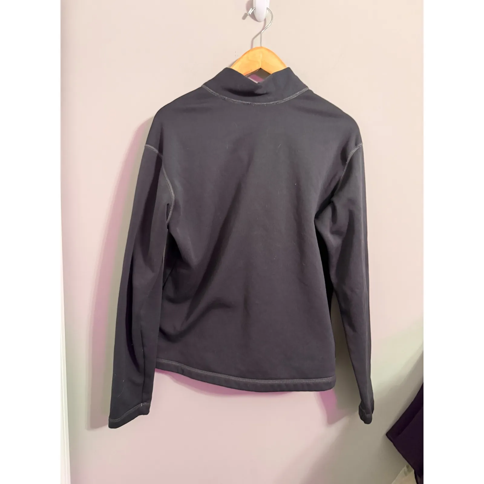 Patagonia Capilene Women's Gray 1/4 Zip Long Sleeve Pullover Fleece L - Image 4