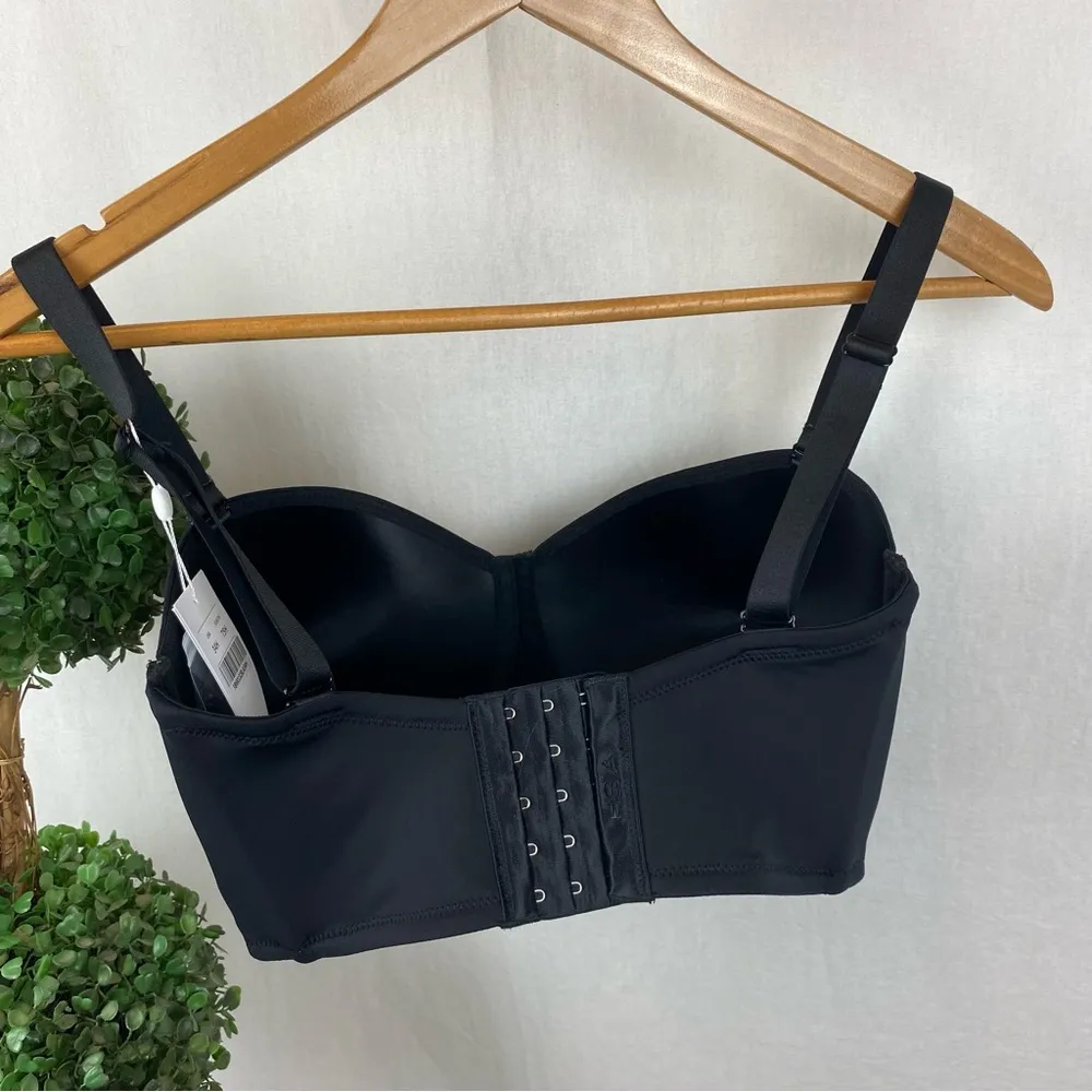 HSIA Black Underwire Contour Cup Convertible Strap Bra NEW 34H Size undefined - Image 5
