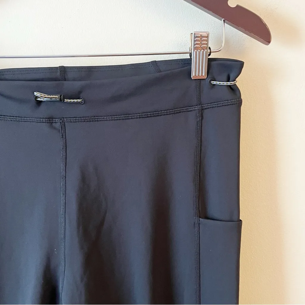 Motion 365+ by Fabletics Black High Waisted Bungee Leggings Size XL (12-14) NEW - Image 4