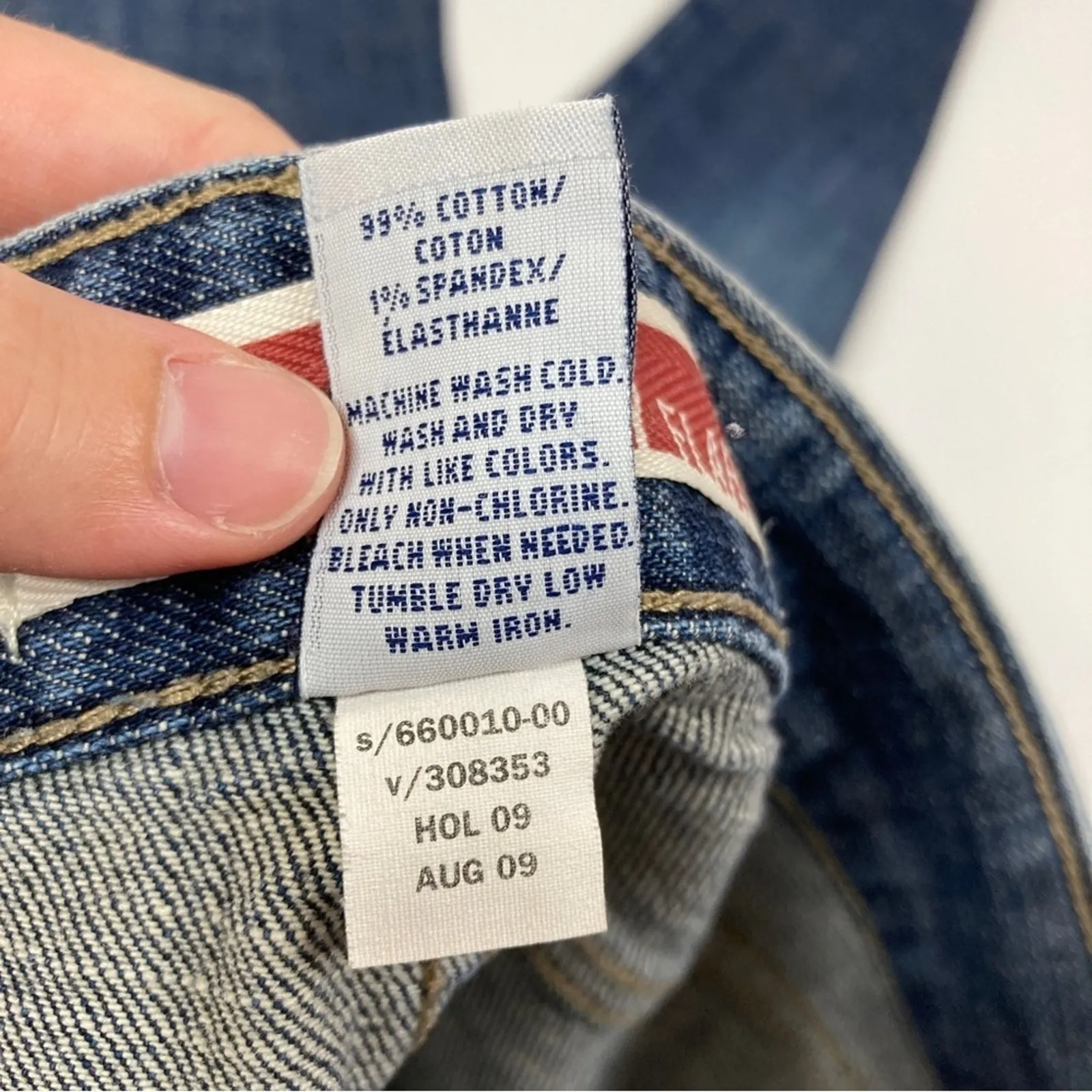 GAP Factory | Curvy Flare Faded Medium Wash Jeans Womens 12 LONG Blue - Image 4