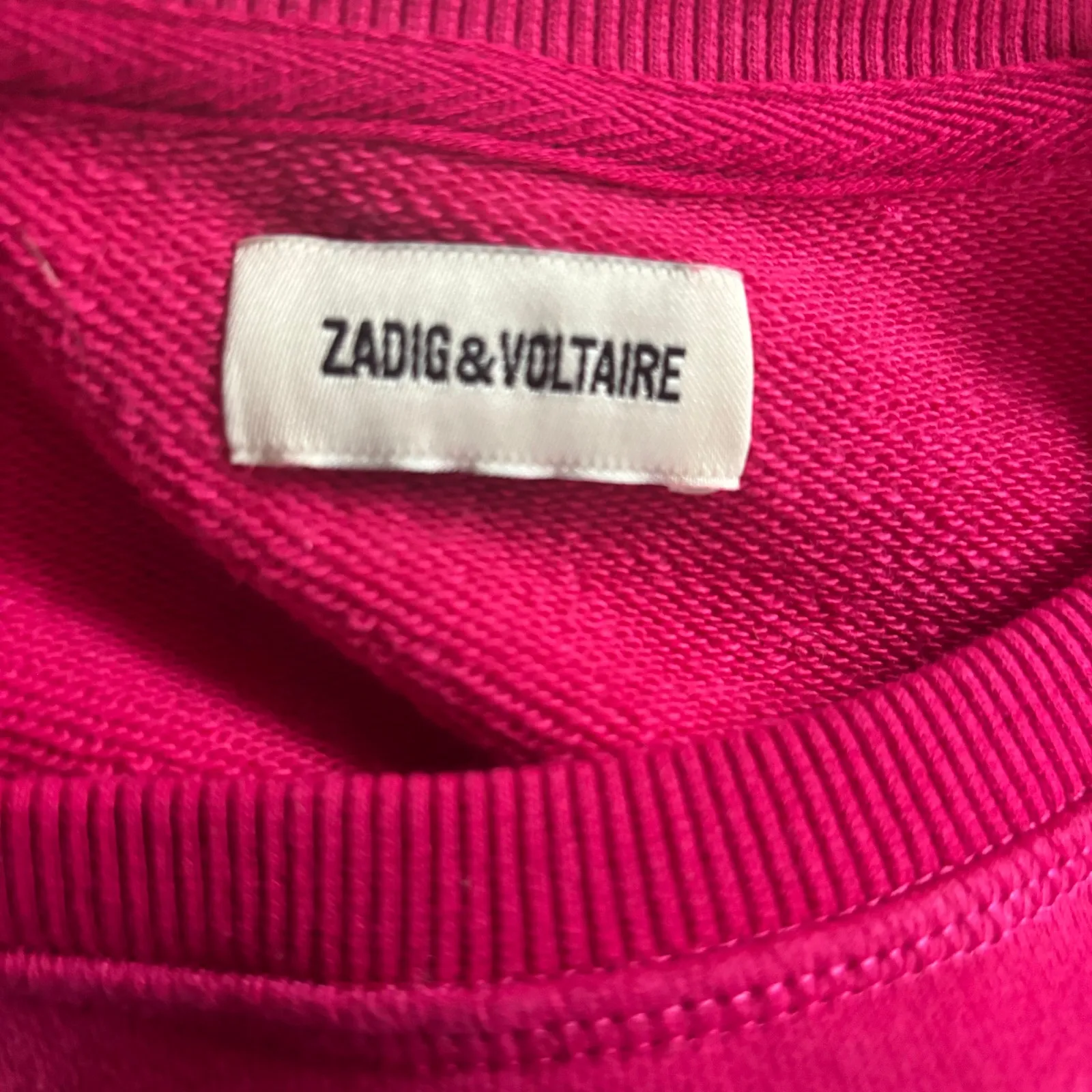 Zadig & Voltaire Walky Brode Art is Truth Pullover Sweatshirt Pink Size XS - Image 7