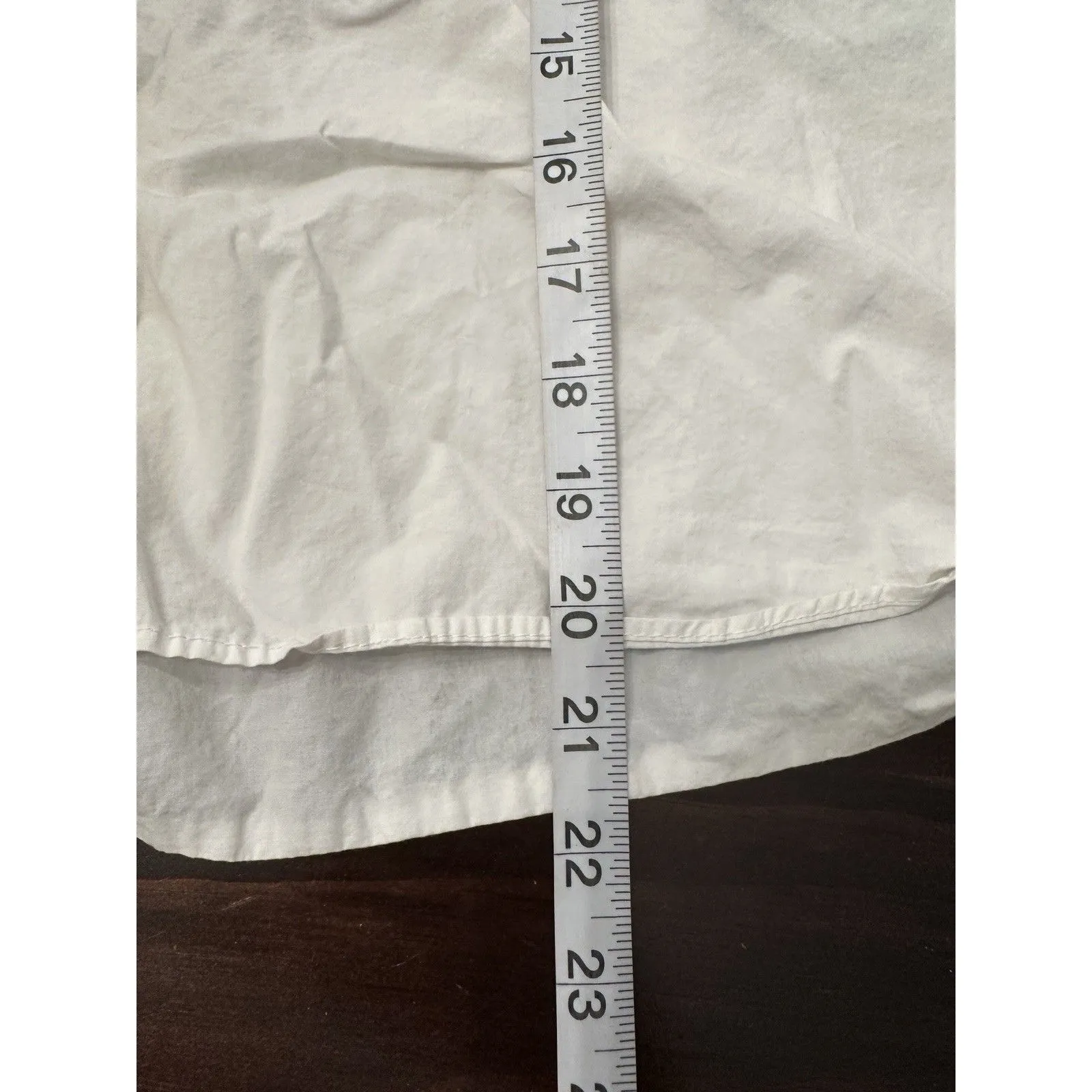 ZARA L White Floral Embroidered Ballon  Sleeves Peasant Relaxed Blouse Top - Image 7