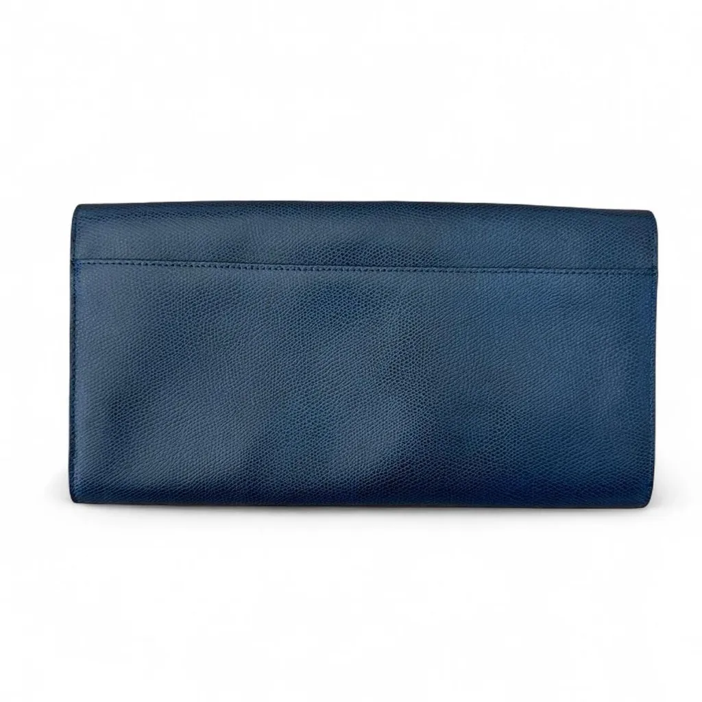 Halogen Leather Clutch Wallet with Chain – Navy – NWOT - Image 3