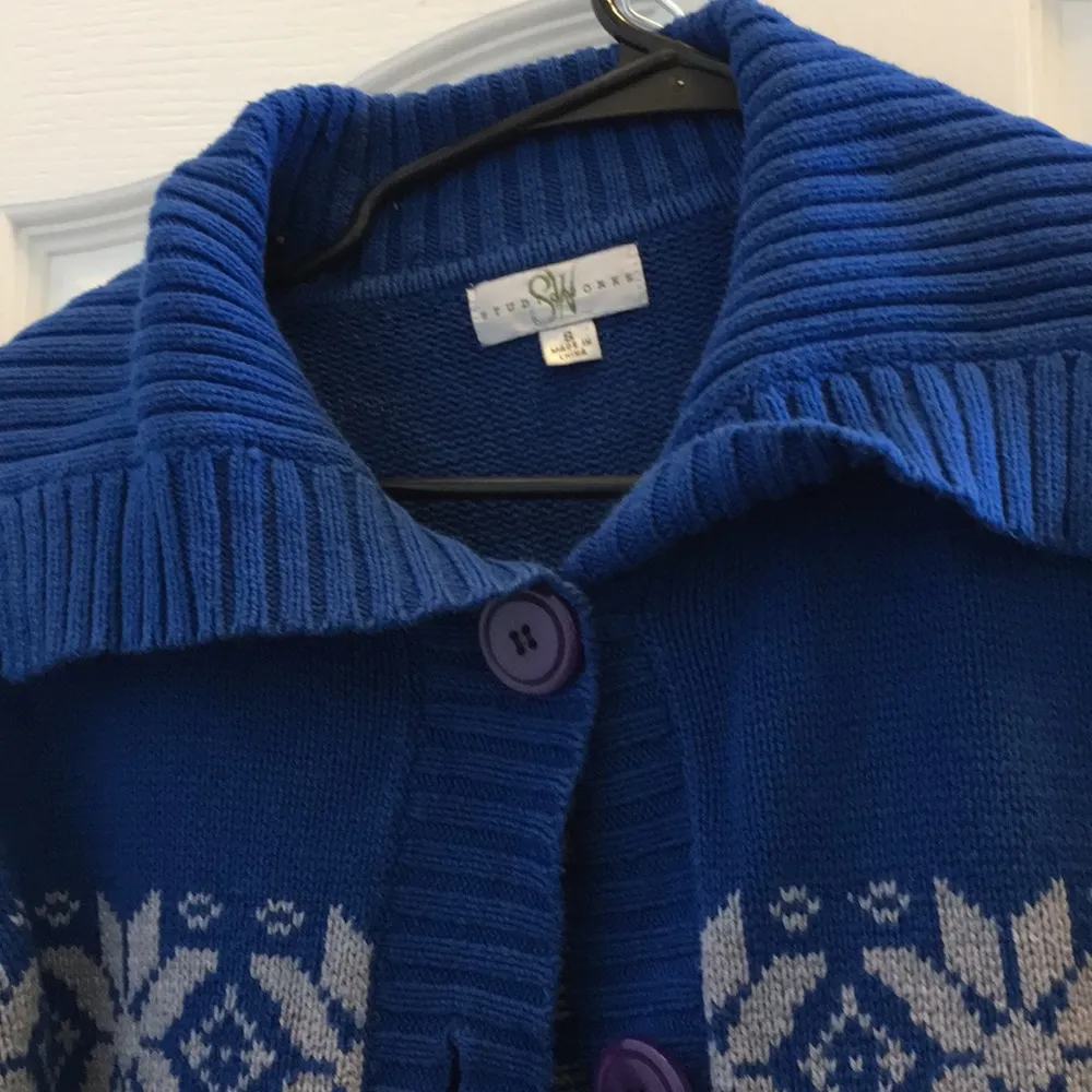 FINAL MARKDOWN LADIES studio works cardigan sweater small - Image 3