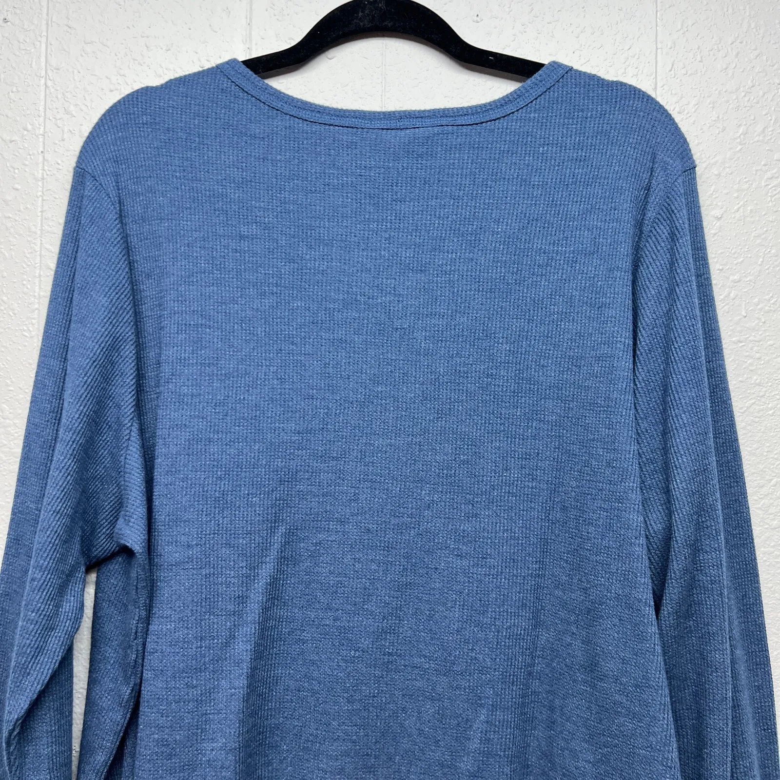 Terra & Sky Thermal Henley Pullover Womens 3X Cotton Stretch Baselayer Capsule - Image 7