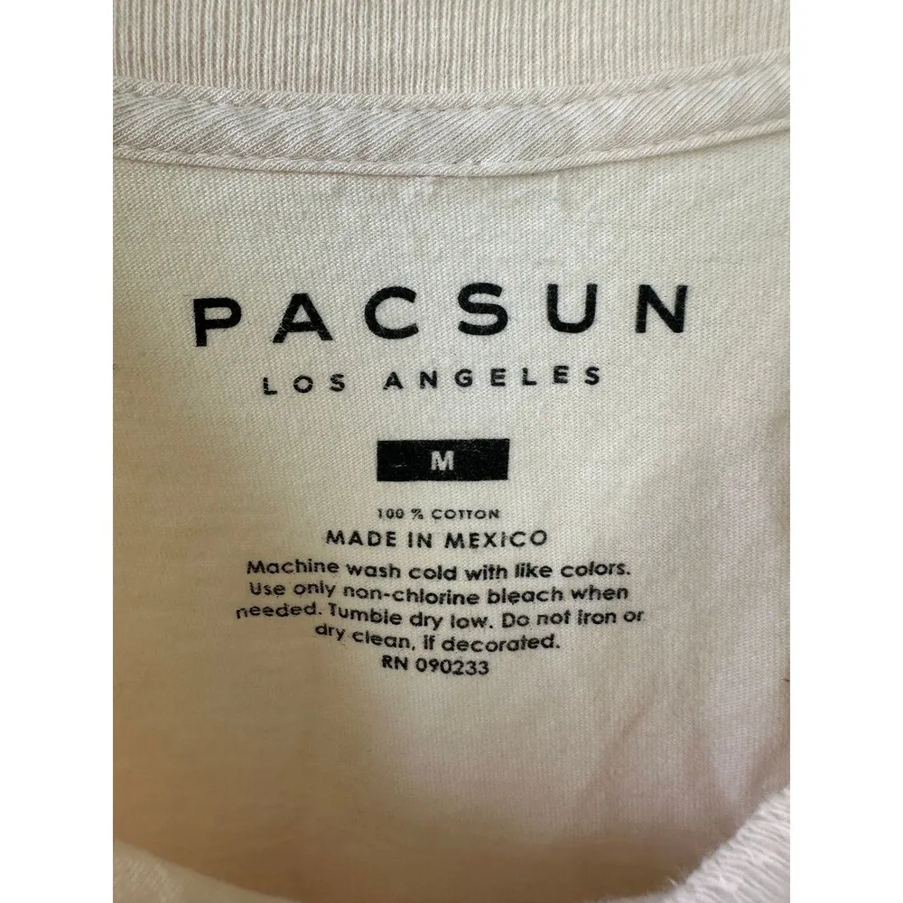 Pacsun 100% Cotton Good Daze With Good Buds Puff Print Novelty T-Shirt M - Image 5