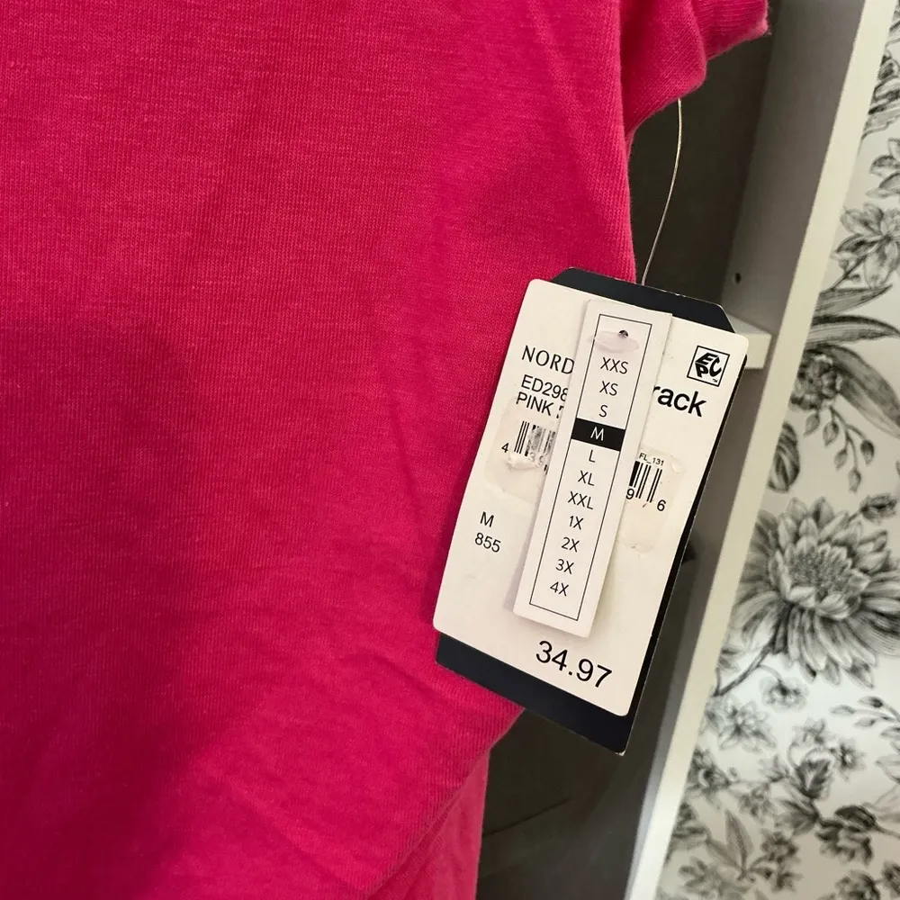 Melrose and Market Pink Asymmetrical Ruched Strapless Dress - Image 6