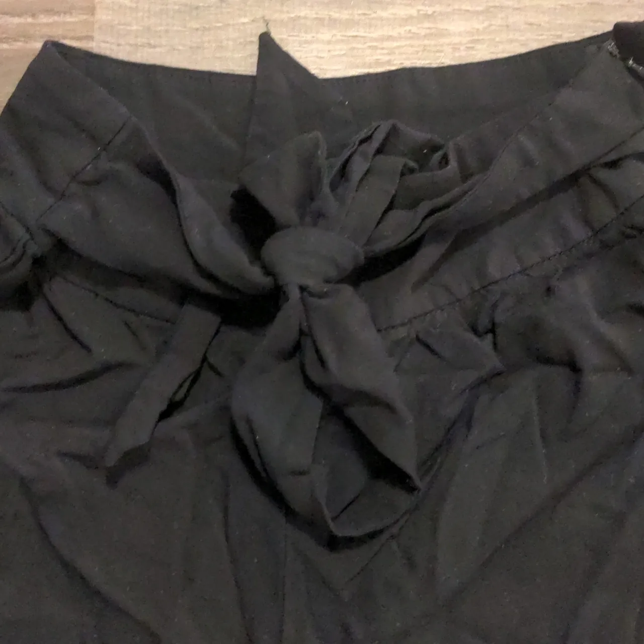 Womens Rayon Maurices shorts Lightweight soft Black Size 7/8 Short - Image 2