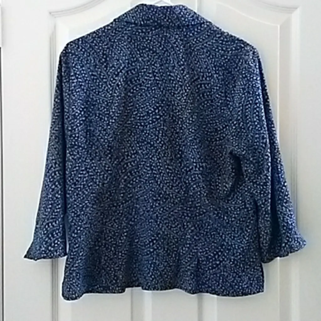 FINAL MARKDOWN Ladies' Norton McNaughton 3/4 Sleeves Blouse med - Image 4