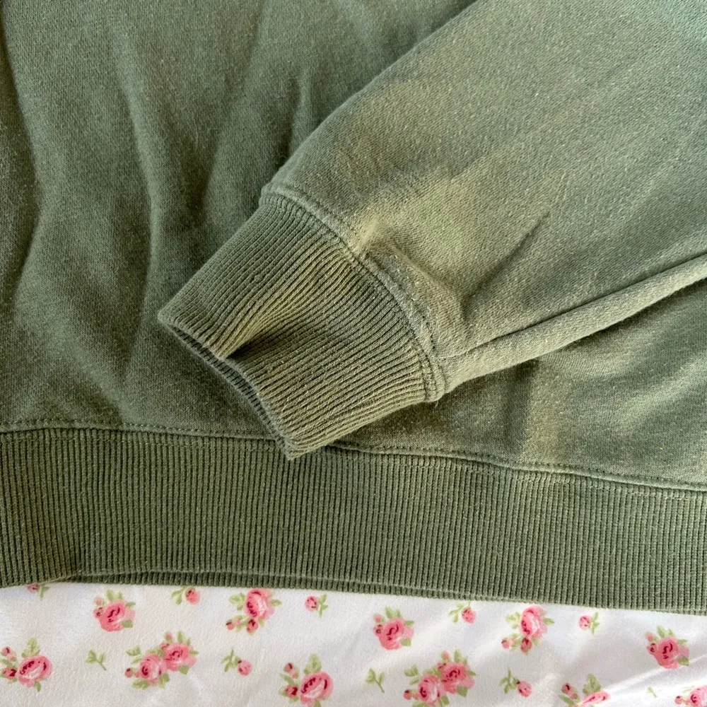 VOLCOM green logo print graphic sweatshirt - Image 4