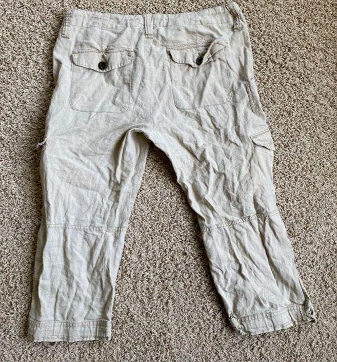 Vintage F21 Capri Cargo Pants Sz 25 - Image 3