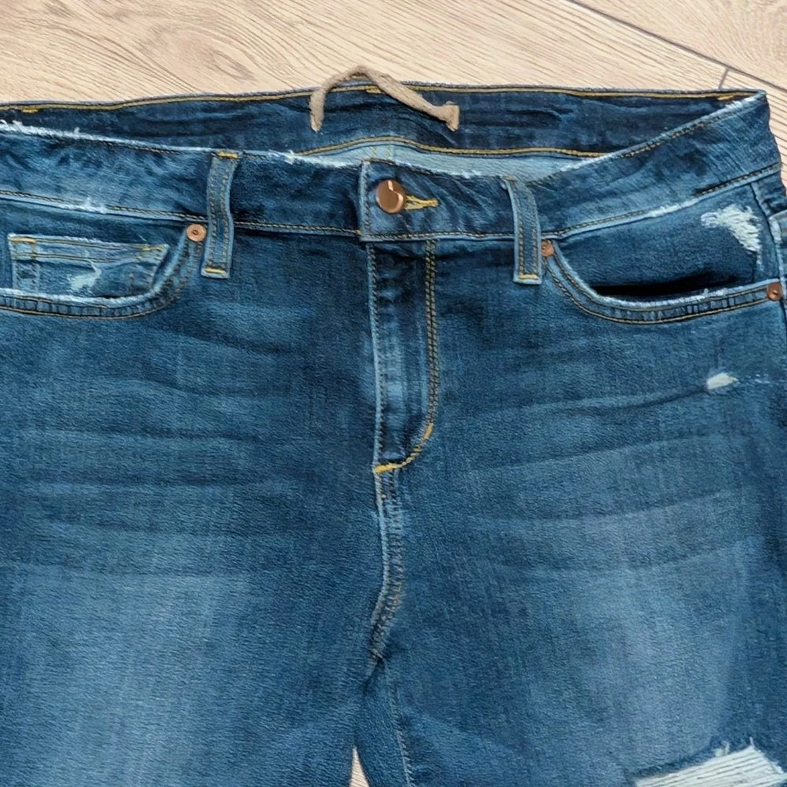 Joe's Jeans Womens 30‎ Mayra Skinny Leg Ripped Distressed Denim Pants - Image 5