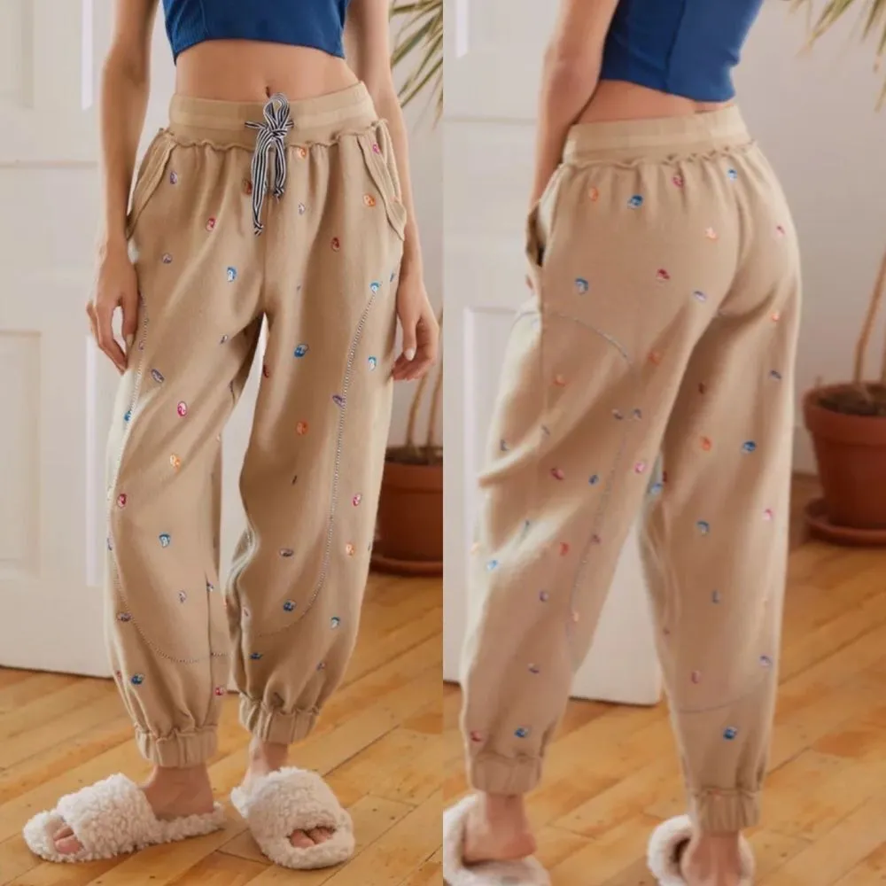 Urban outfitters Out From Under Hattie Mix Textured Jogger Pant‎ - Image 2